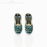 Wizard of OZ Dorothy Emerald Slippers - Earrings